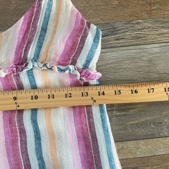 Rails Striped Midi Dress in Pink and White - Picture 5 of 10